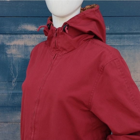 [CASUAL CORNER]  LADIES PURE COTTON REVERSIBLE  HOODED JACKET Size La… - Picture 5 of 14